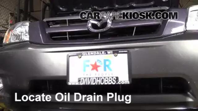 2006 Mazda Tribute S 3.0L V6 Huile Changer l'huile et le filtre à huile